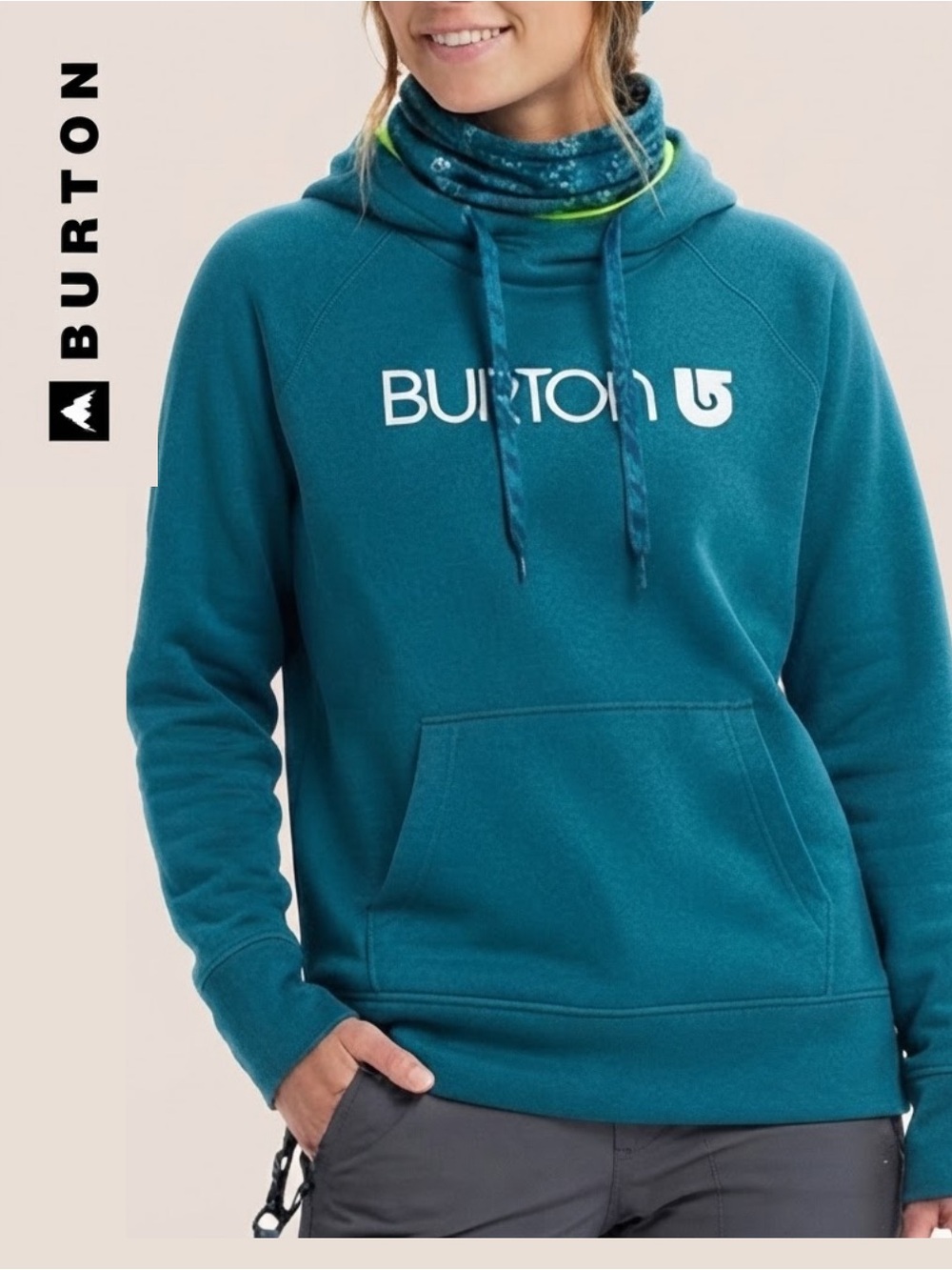 Bonded Fleece • EUC
BURTON • Women’s DryRide Performance Hoodie Teal